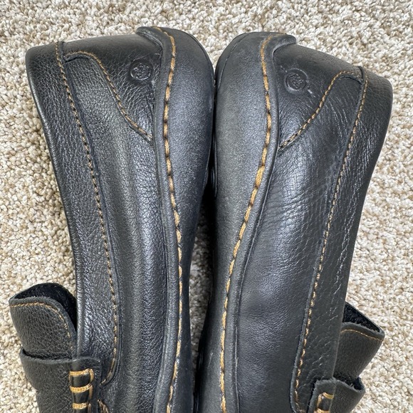 Born Mens Size 9M Black Leather Simon III Slip On Loafer Casual Shoe - Picture 7 of 16